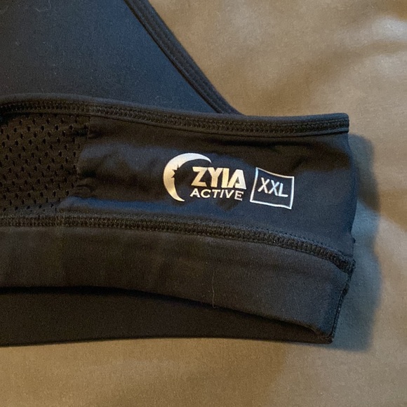 Zyia grid bra black - Picture 3 of 4